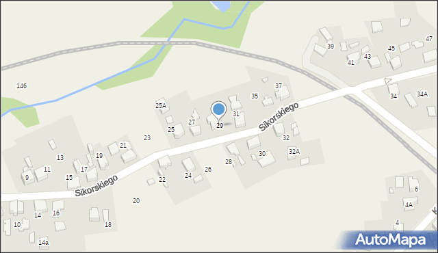 Gorzyce, Sikorskiego Władysława, gen., 29, mapa Gorzyce