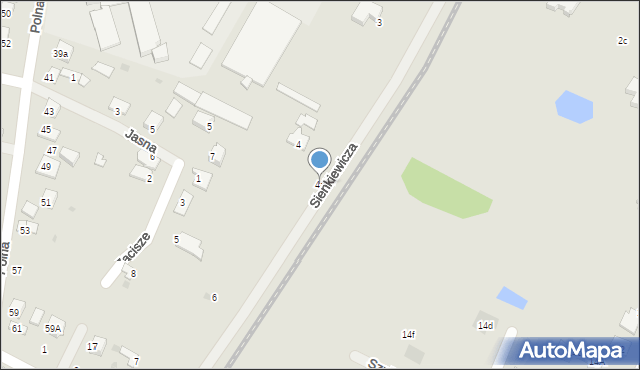 Gostynin, Sienkiewicza Henryka, 4a, mapa Gostynin