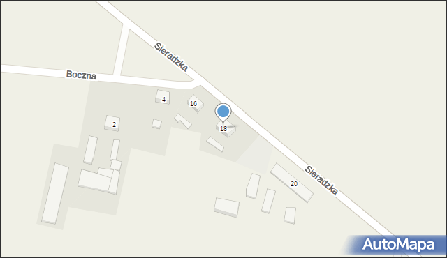 Goszczanów, Sieradzka, 18, mapa Goszczanów