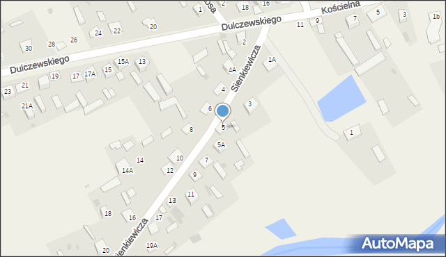 Goworowo, Sienkiewicza Henryka, 5, mapa Goworowo