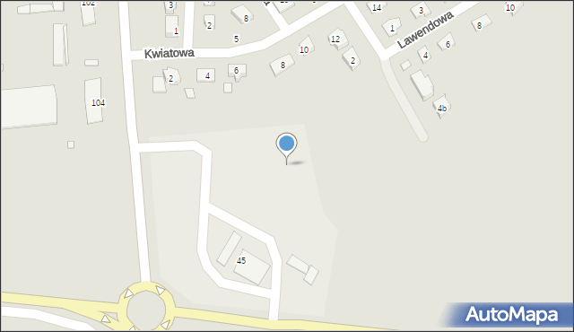 Grodków, Sienkiewicza Henryka, 45a, mapa Grodków