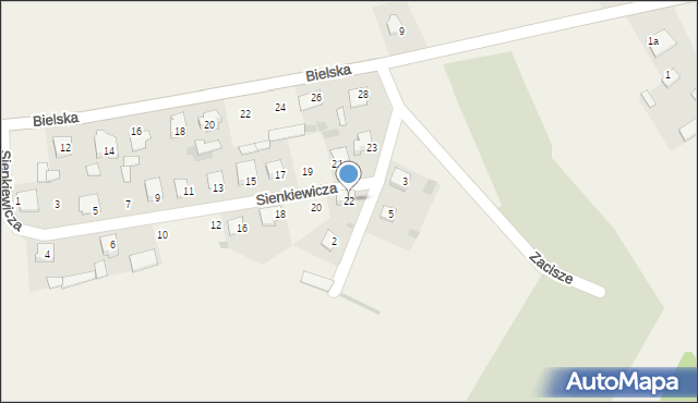 Grodzisk, Sienkiewicza Henryka, 22, mapa Grodzisk