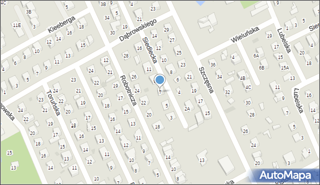Grodzisk Mazowiecki, Siedlecka, 7, mapa Grodzisk Mazowiecki