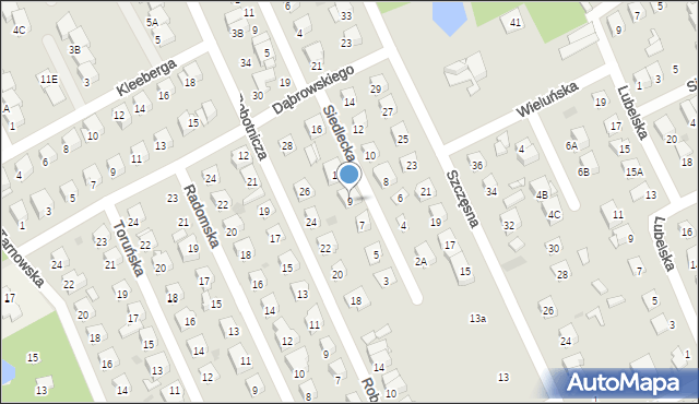 Grodzisk Mazowiecki, Siedlecka, 9, mapa Grodzisk Mazowiecki