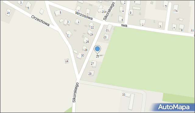 Gromadka, Sikorskiego Władysława, gen., 25, mapa Gromadka