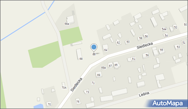 Hołubla, Siedlecka, 66, mapa Hołubla
