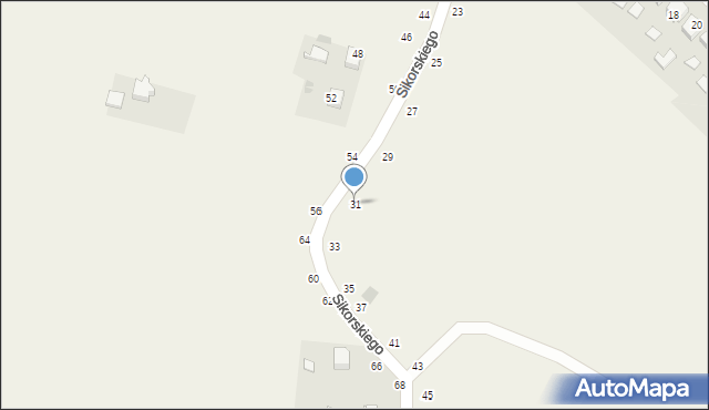 Ilkowice, Sikorskiego Władysława, gen., 31, mapa Ilkowice