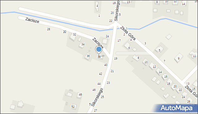 Ilkowice, Sikorskiego Władysława, gen., 38, mapa Ilkowice
