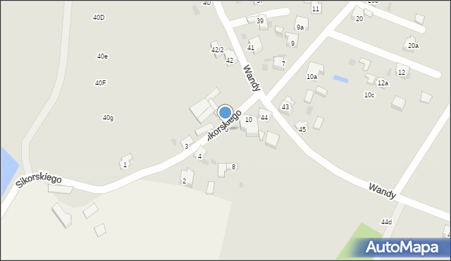 Imielin, Sikorskiego Władysława, gen., 6, mapa Imielin