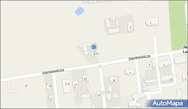 Jabłonna Lacka, Sienkiewicza Henryka, 4, mapa Jabłonna Lacka