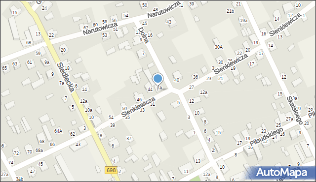 Janów Podlaski, Sienkiewicza Henryka, 42, mapa Janów Podlaski
