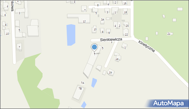 Jaworowa, Sienkiewicza Henryka, 7, mapa Jaworowa