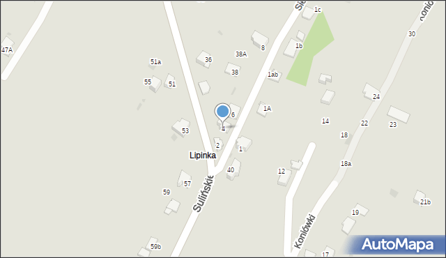 Jaworzno, Sielec, 4, mapa Jaworzno