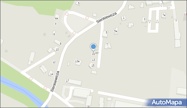 Jedlicze, Sienkiewicza Henryka, 11, mapa Jedlicze