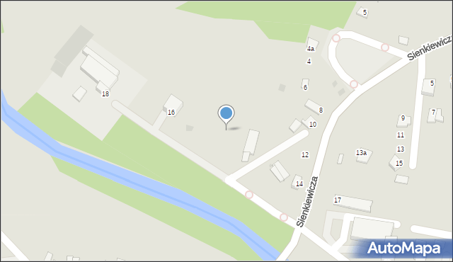 Jedlicze, Sienkiewicza Henryka, 16a, mapa Jedlicze