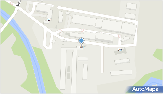 Jedlicze, Sienkiewicza Henryka, 20b, mapa Jedlicze