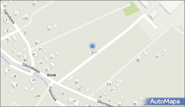 Jedlicze, Sikorskiego Władysława, gen., 17, mapa Jedlicze