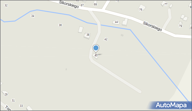 Jedlicze, Sikorskiego Władysława, gen., 40, mapa Jedlicze