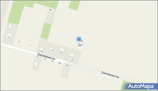 Jedlińsk, Sienkiewicza Henryka, 15a, mapa Jedlińsk