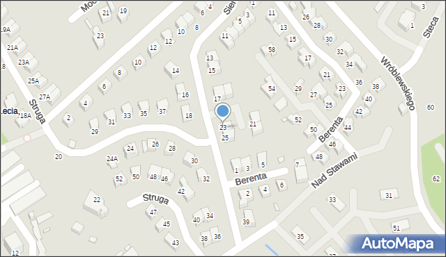 Jelenia Góra, Sieroszewskiego Wacława, 23, mapa Jelenia Góra