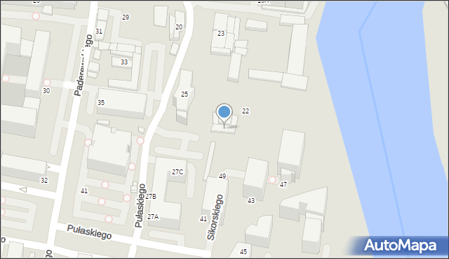 Katowice, Sikorskiego Władysława, gen., 51, mapa Katowic