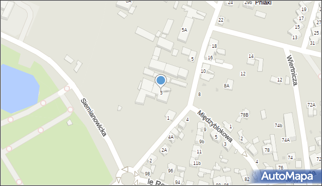 Katowice, Siemianowicka, 3, mapa Katowic