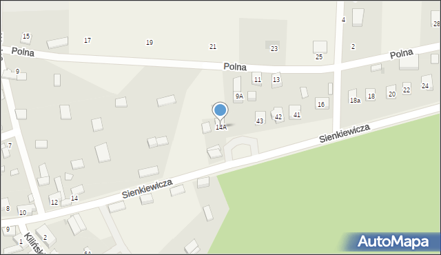 Kazimierz, Sienkiewicza Henryka, 14A, mapa Kazimierz