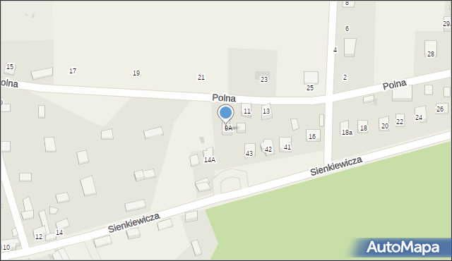Kazimierz, Sienkiewicza Henryka, 14b, mapa Kazimierz