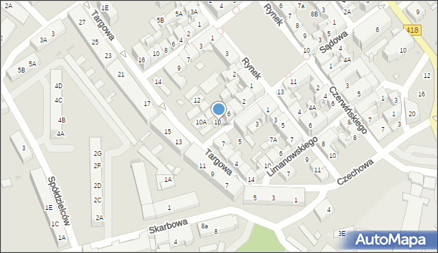 Kędzierzyn-Koźle, Sienkiewicza Henryka, 8, mapa Kędzierzyna-Koźle