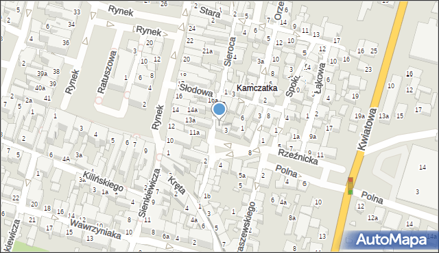 Kępno, Sieroca, 2, mapa Kępno