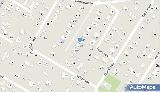 Kobyłka, Sienkiewicza Henryka, 16M, mapa Kobyłka