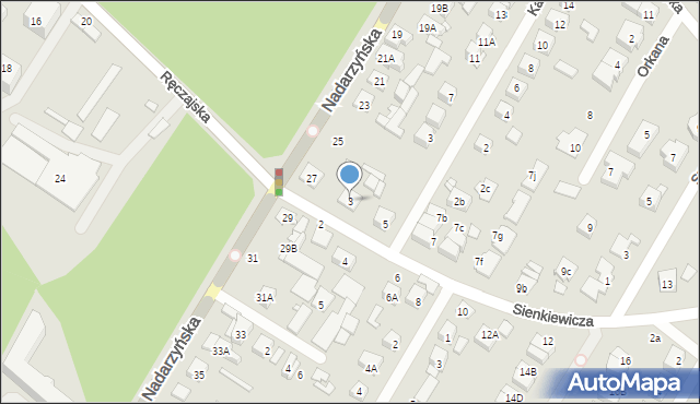 Kobyłka, Sienkiewicza Henryka, 3, mapa Kobyłka