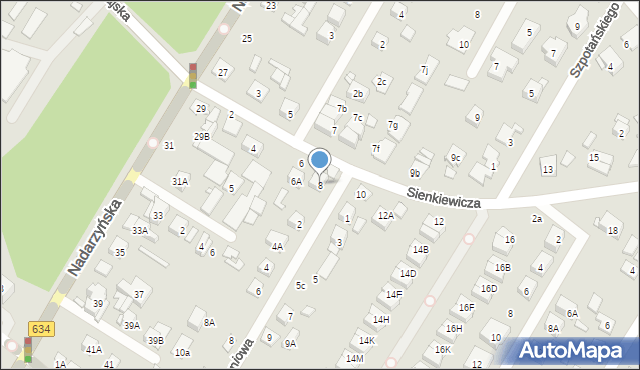 Kobyłka, Sienkiewicza Henryka, 8, mapa Kobyłka