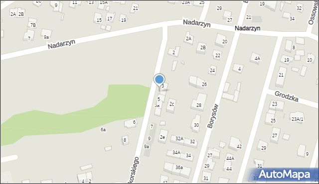 Kobyłka, Sikorskiego Władysława, gen., 3a, mapa Kobyłka