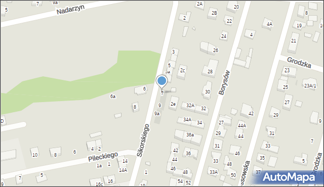 Kobyłka, Sikorskiego Władysława, gen., 7, mapa Kobyłka