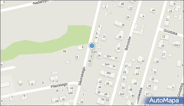 Kobyłka, Sikorskiego Władysława, gen., 7a, mapa Kobyłka