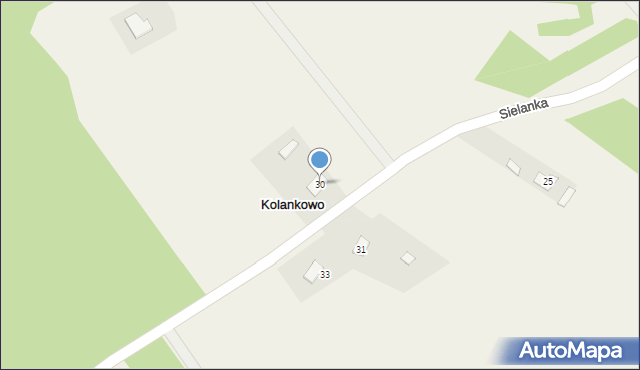 Kolankowo, Sielanka, 9, mapa Kolankowo