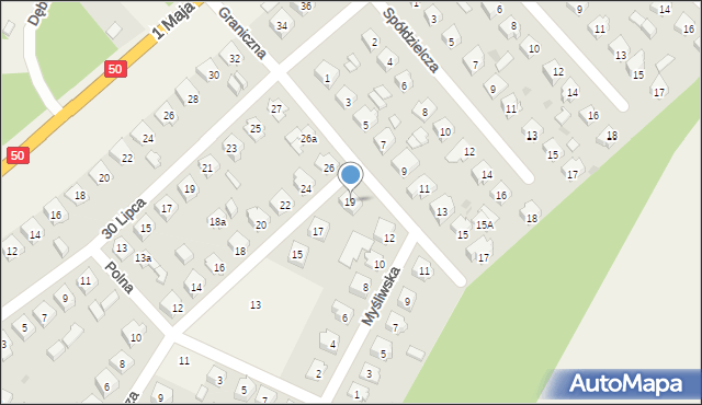 Kołbiel, Sienkiewicza Henryka, 19, mapa Kołbiel