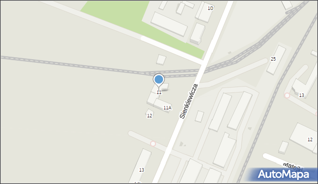 Kołobrzeg, Sienkiewicza Henryka, 11, mapa Kołobrzegu