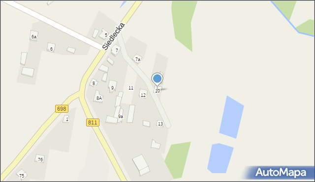 Konstantynów, Siedlecka, 10, mapa Konstantynów