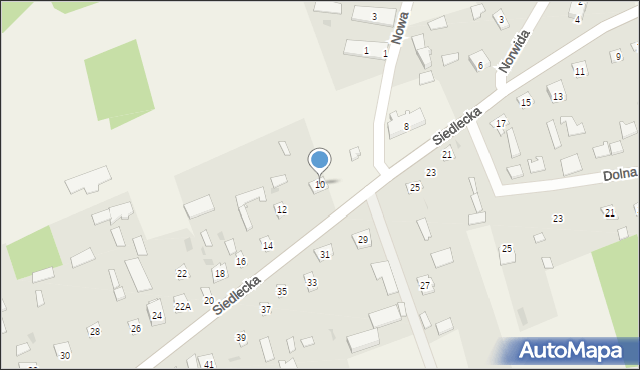 Korczew, Siedlecka, 10, mapa Korczew