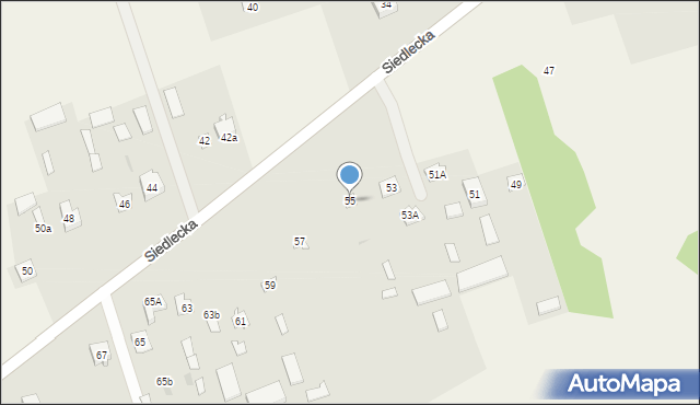 Korczew, Siedlecka, 55, mapa Korczew