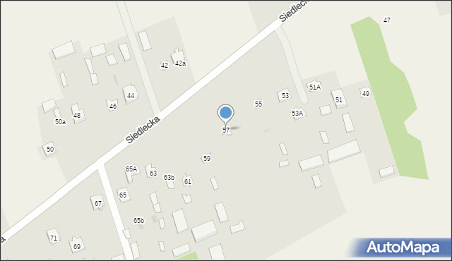 Korczew, Siedlecka, 57, mapa Korczew