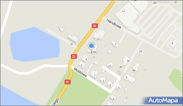 Kostrzyn nad Odrą, Sikorskiego Władysława, gen., 6, mapa Kostrzyn nad Odrą