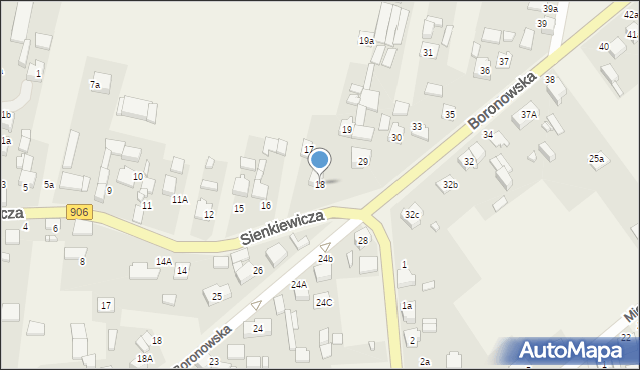 Koszęcin, Sienkiewicza Henryka, 18, mapa Koszęcin