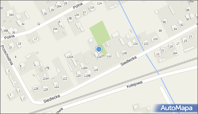 Kotuń, Siedlecka, 114, mapa Kotuń