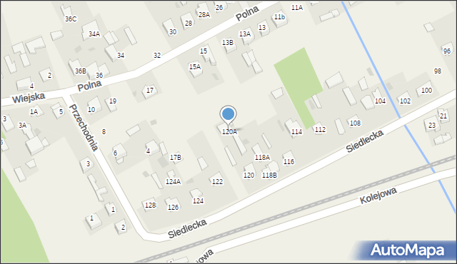 Kotuń, Siedlecka, 120A, mapa Kotuń