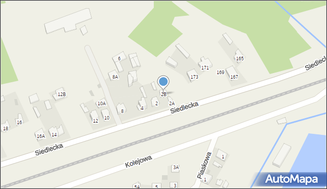 Kotuń, Siedlecka, 2B, mapa Kotuń