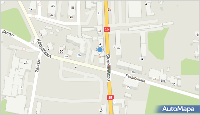 Krotoszyn, Sienkiewicza Henryka, 6, mapa Krotoszyna