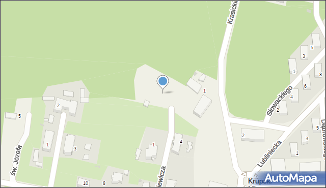 Krupski Młyn, Sienkiewicza Henryka, 3, mapa Krupski Młyn